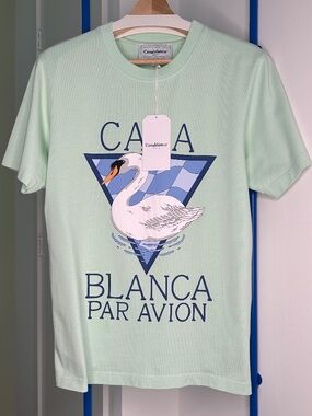 Casablanca Par Avion Graphic T-Shirt Mint
